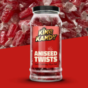 King Kandy Aniseed Twists Jar 420g