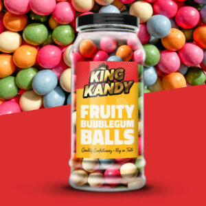 King Kandy Bubblegum Balls Jar 515g