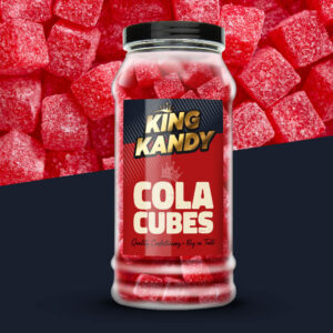 King Kandy Cola Cubes Jar 645g