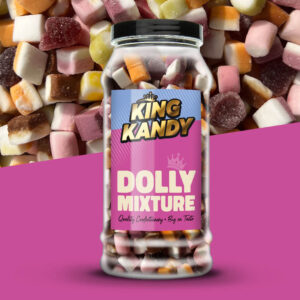 King Kandy Dolly Mixtures Jar 650g