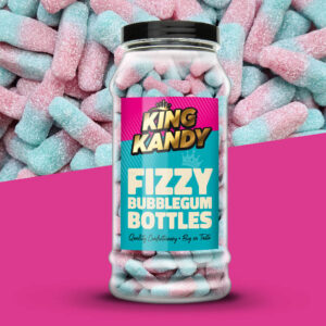 King Kandy Fizzy Blue Bottles Jar 615g