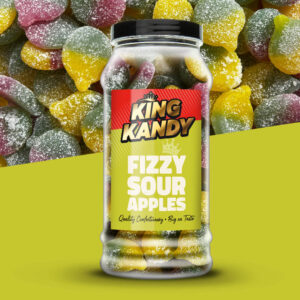 King Kandy Sour Apples Jar 500g