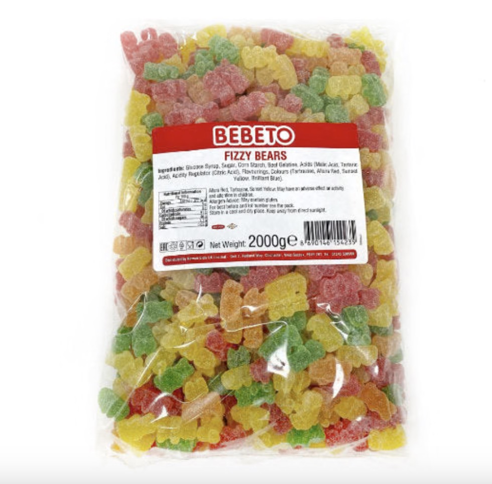 Bebeto Fizzy Bears 2kg