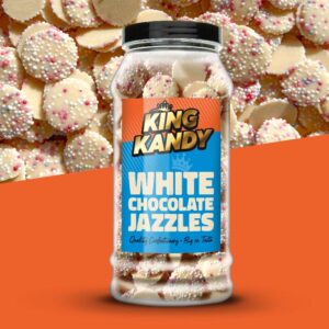 King Kandy White Chocolate Jazzies Jar 535g