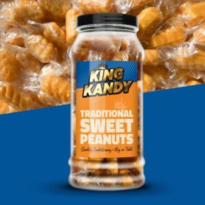 King Kandy Sweet Peanuts Jar 395g